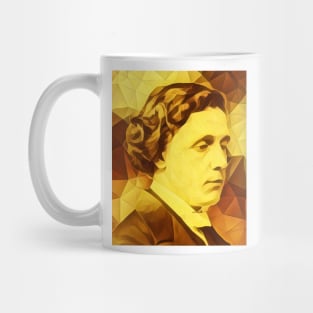 Lewis Carroll Golden Portrait | Lewis Carroll Artwork 11 Mug